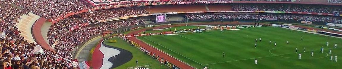 Vista panorâmica para o Estádio do Morumbi em São Paulo - SP.