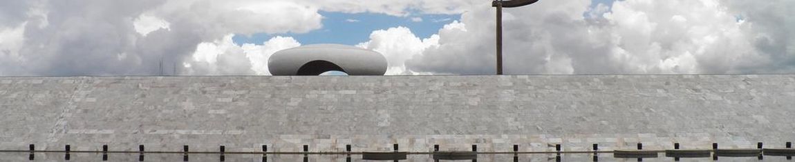 Vista panorâmica do Memorial JK em Brasília - DF.