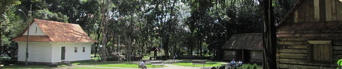 Praça do Bosque Papa João Paulo II em Curitiba - PR.