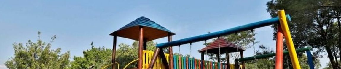 Área recreativa do Parque Cidade da Criança em São José do Rio Preto - SP.