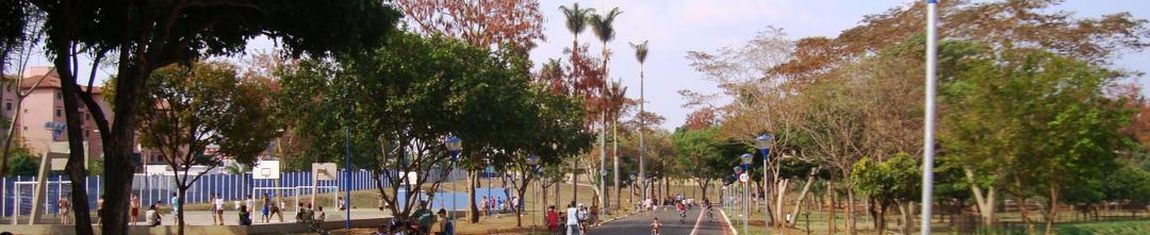 Pista de ciclismo do Parque Ecológico Maurílio Biaggi em Ribeirão Preto - SP.