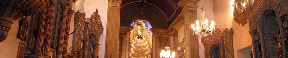 Interior da Paróquia de Nossa Senhora da Conceição em Porto Alegre - RS.