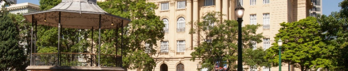 Vista para o Centro Cultural Banco do Brasil em Belo Horizonte - MG.